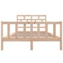 Solid pine wood bed frame 120x200 cm by vidaXL, Beds and slatted bases - Ref: Foro24-3101343, Price: 121,54 €, Discount: %