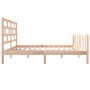 Solid pine wood bed frame 120x200 cm by vidaXL, Beds and slatted bases - Ref: Foro24-3101343, Price: 121,54 €, Discount: %