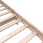 Solid pine wood bed frame 120x200 cm by vidaXL, Beds and slatted bases - Ref: Foro24-3101343, Price: 121,54 €, Discount: %