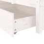 White bed frame with drawers 140x200 cm by vidaXL, Beds and slatted bases - Ref: Foro24-3103514, Price: 246,02 €, Discount: %