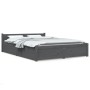 Estructura de cama con cajones gris 150x200 cm de vidaXL, Camas y somieres - Ref: Foro24-3103566, Precio: 314,96 €, Descuento: %