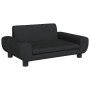 Black velvet children's sofa 70x45x33 cm by vidaXL, Baby and Toddler Furniture - Ref: Foro24-3196390, Price: 64,99 €, Discoun...