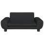 Black velvet children's sofa 70x45x33 cm by vidaXL, Baby and Toddler Furniture - Ref: Foro24-3196390, Price: 64,99 €, Discoun...