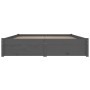 Estructura de cama con cajones gris 120x200 cm de vidaXL, Camas y somieres - Ref: Foro24-3103510, Precio: 303,98 €, Descuento: %