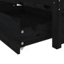 Bed frame with drawers black 200x200 cm by vidaXL, Beds and slatted bases - Ref: Foro24-3103537, Price: 326,49 €, Discount: %