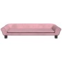 Pink velvet children's sofa 100x50x26 cm by vidaXL, Baby and Toddler Furniture - Ref: Foro24-3196396, Price: 82,34 €, Discoun...