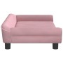 Pink velvet children's sofa 100x50x26 cm by vidaXL, Baby and Toddler Furniture - Ref: Foro24-3196396, Price: 82,34 €, Discoun...