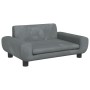 Dark gray velvet children's sofa 70x45x33 cm by vidaXL, Baby and Toddler Furniture - Ref: Foro24-3196388, Price: 53,03 €, Dis...