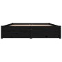 Estructura de cama con cajones negro 180x200 cm de vidaXL, Camas y somieres - Ref: Foro24-3103532, Precio: 326,65 €, Descuent...