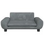 Dark gray velvet children's sofa 70x45x33 cm by vidaXL, Baby and Toddler Furniture - Ref: Foro24-3196388, Price: 53,03 €, Dis...