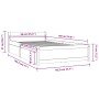 Estructura de cama individual con cajones negro 90x190 cm de vidaXL, Camas y somieres - Ref: Foro24-3103482, Precio: 203,79 €...