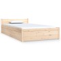 Bed frame with drawers 90x200 cm by vidaXL, Beds and slatted bases - Ref: Foro24-3103483, Price: 166,59 €, Discount: %