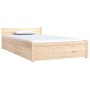 Bed frame with drawers 90x200 cm by vidaXL, Beds and slatted bases - Ref: Foro24-3103483, Price: 166,59 €, Discount: %