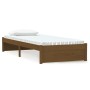 Honey brown solid wood bed frame 75x190 cm by vidaXL, Beds and slatted bases - Ref: Foro24-814912, Price: 81,47 €, Discount: %