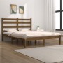 Estructura de cama madera maciza de pino marrón miel 120x200 cm de vidaXL, Camas y somieres - Ref: Foro24-3103646, Precio: 12...