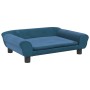 Blaues Kindersofa aus Samt, 70x45x26 cm von vidaXL, Baby- und Kleinkindmöbel - Ref: Foro24-3196400, Preis: 65,11 €, Rabatt: %