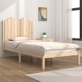 Estructura de cama de madera maciza de pino 90x200 cm de vidaXL, Camas y somieres - Ref: Foro24-3103763, Precio: 88,99 €, Des...