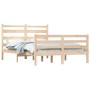 Solid pine wood bed frame 120x200 cm by vidaXL, Beds and slatted bases - Ref: Foro24-3103708, Price: 115,49 €, Discount: %