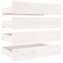 White bed frame with drawers 180x200 cm by vidaXL, Beds and slatted bases - Ref: Foro24-3103575, Price: 284,42 €, Discount: %