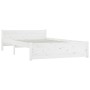 White bed frame with drawers 150x200 cm by vidaXL, Beds and slatted bases - Ref: Foro24-3103565, Price: 272,47 €, Discount: %