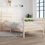 Estructura de cama madera maciza de pino 100x200 cm de vidaXL, Camas y somieres - Ref: Foro24-3103703, Precio: 104,79 €, Desc...