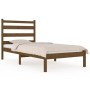 Estructura de cama madera maciza pino marrón miel 90x200 cm de vidaXL, Camas y somieres - Ref: Foro24-3103636, Precio: 104,99...