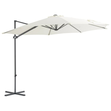Cantilever umbrella with sand steel pole 300 cm