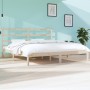 Solid pine wood bed frame 180x200 cm by vidaXL, Beds and slatted bases - Ref: Foro24-3103728, Price: 137,48 €, Discount: %