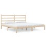 Solid pine wood bed frame 180x200 cm by vidaXL, Beds and slatted bases - Ref: Foro24-3103728, Price: 137,48 €, Discount: %