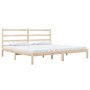 Solid pine wood bed frame 180x200 cm by vidaXL, Beds and slatted bases - Ref: Foro24-3103728, Price: 137,48 €, Discount: %