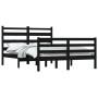 Estructura de cama madera maciza de pino negro 120x200 cm de vidaXL, Camas y somieres - Ref: Foro24-3103712, Precio: 155,12 €...