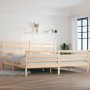 Estructura de cama de madera maciza de pino 200x200 cm de vidaXL, Camas y somieres - Ref: Foro24-3103733, Precio: 137,34 €, D...