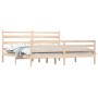 Estructura de cama de madera maciza de pino 200x200 cm de vidaXL, Camas y somieres - Ref: Foro24-3103733, Precio: 137,34 €, D...