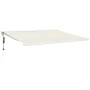 Toldo retráctil aluminio y tela color crema 4x3 m de vidaXL, Toldos - Ref: Foro24-3154578, Precio: 976,99 €, Descuento: %