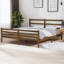 Honey brown solid pine wood bed frame 180x200 cm by vidaXL, Beds and slatted bases - Ref: Foro24-3103731, Price: 172,16 €, Di...