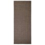 Alfombra de sisal para rascador marrón 80x200 cm de vidaXL, Accesorios de muebles para gatos - Ref: Foro24-3203453, Precio: 7...