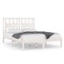 Estructura de cama madera maciza blanco Super King 180x200 cm de vidaXL, Camas y somieres - Ref: Foro24-3103949, Precio: 164,...