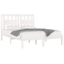 Estructura de cama madera maciza blanco Super King 180x200 cm de vidaXL, Camas y somieres - Ref: Foro24-3103949, Precio: 164,...