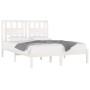 Estructura de cama madera maciza de pino blanco 200x200 cm de vidaXL, Camas y somieres - Ref: Foro24-3103954, Precio: 162,99 ...