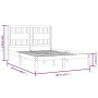 Estructura de cama madera maciza Super King negra 180x200 cm de vidaXL, Camas y somieres - Ref: Foro24-3103952, Precio: 203,8...