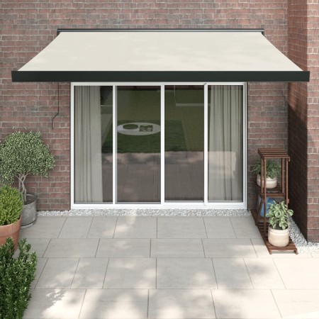 Toldo retráctil aluminio y tela color crema 3x2,5 m de vidaXL, Toldos - Ref: Foro24-3154601, Precio: 576,90 €, Descuento: %