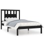 Estructura de cama madera maciza de pino negro 100x200 cm de vidaXL, Camas y somieres - Ref: Foro24-3104057, Precio: 117,04 €...