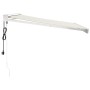 Aluminum and cream fabric retractable awning 3x2.5 m by vidaXL, Awnings - Ref: Foro24-3154576, Price: 581,16 €, Discount: %