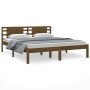 Honey brown solid wood bed frame Super King 180x200 cm by vidaXL, Beds and slatted bases - Ref: Foro24-3104236, Price: 200,99...