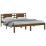 Honey brown solid wood bed frame Super King 180x200 cm by vidaXL, Beds and slatted bases - Ref: Foro24-3104236, Price: 200,99...