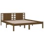 Honey brown solid wood bed frame Super King 180x200 cm by vidaXL, Beds and slatted bases - Ref: Foro24-3104236, Price: 200,99...