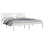 Estructura de cama madera maciza blanco Supe King 180x200 cm de vidaXL, Camas y somieres - Ref: Foro24-3104234, Precio: 146,9...