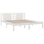 Estructura de cama madera maciza blanco Supe King 180x200 cm de vidaXL, Camas y somieres - Ref: Foro24-3104234, Precio: 146,9...