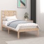 Solid pine wood bed frame 90x200 cm by vidaXL, Beds and slatted bases - Ref: Foro24-3104203, Price: 95,28 €, Discount: %