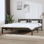 Estructura de cama madera maciza gris Super King 180x200 cm de vidaXL, Camas y somieres - Ref: Foro24-3104235, Precio: 200,81...